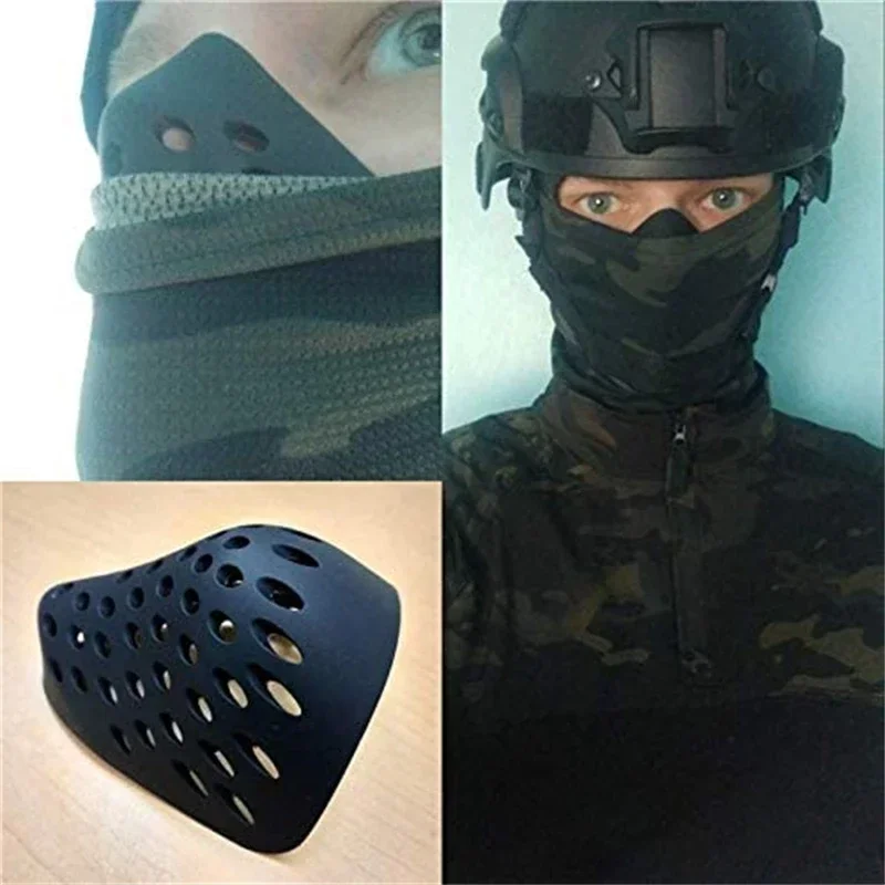 Silicone Mask Bracket - Mini máscara negra de araña de